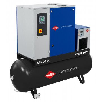 Screw Compressor APS 20D Combi Dry 10 bar 20 hp/15 kW 1983 l/min 500 l