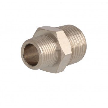 Reducing nipple 3/8" x 1/2" male