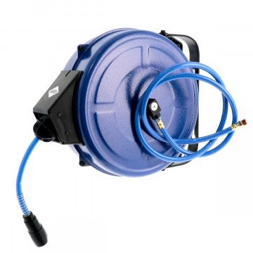 Air hose reel wall mounting 15 bar 20 m 1/4" 12 x 8 mm PU Air hose reel wall mounting 15 bar 20 m 1/4" 12 x 8 mm PU