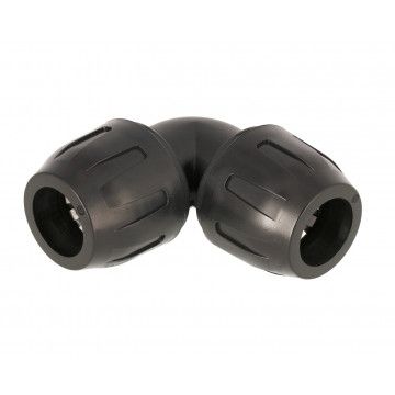 Elbow coupling 50 mm 90 degrees